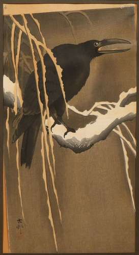 Ohara Koson (1877-1945), houtsnede,