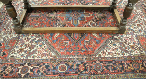 Heriz Oriental Carpet, 8' 2