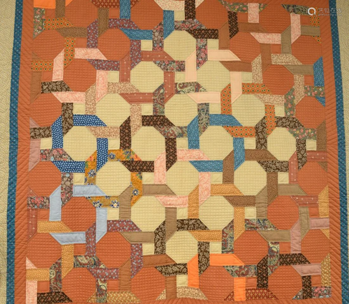 Attributed to Mary Ann Robertson, American pieced