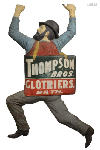 Clothier's Trade Sign, Thompson Brothers; Bath, Maine;