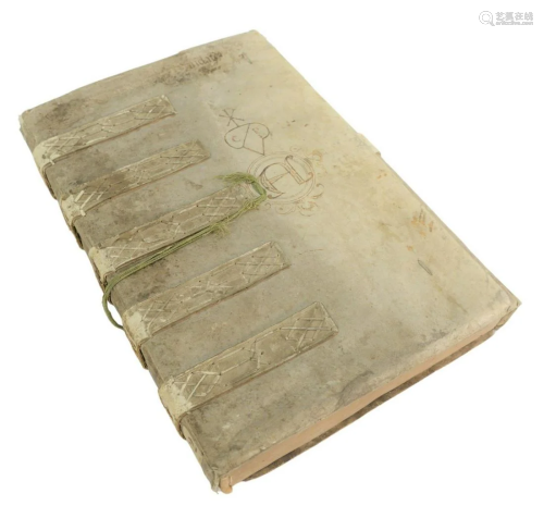 Manuscript, Journal, French Octavo, bound in vellum,