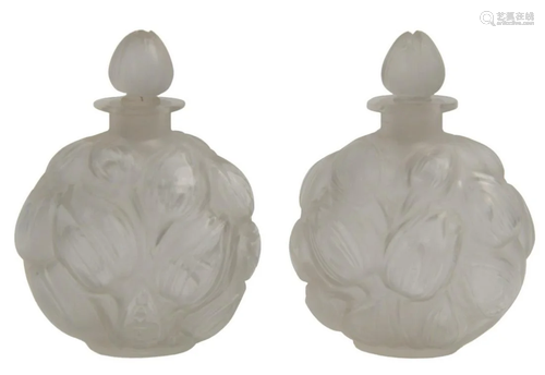 Pair of Rene Lalique 