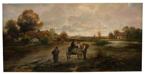 Dutch School (late 19th/early 20th Century), village