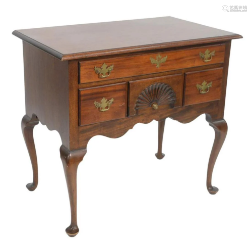 Margolis Mahogany Queen Anne Style Lowboy, height 30