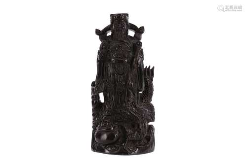 A 20TH CENTURY CHINESE WOOD CARVING