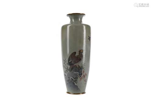 A JAPANESE CLOISONNÉ ENAMEL VASE