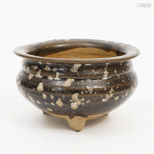 A PIECE OF JIZHOU KILN SPOT CENSER