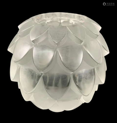 Rene Lalique Lampe Berger Artichaut Artichoke Lamp