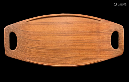 Mcm Dansk Teak Surfboard Tray, Jens Quistgaard