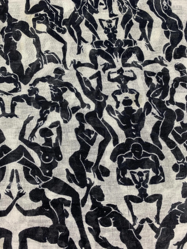 Jean Paul Gaultier Erotic Cotton Scarf