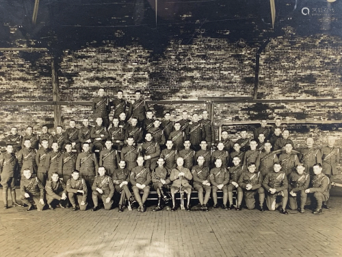 1916 Ww1 Canada Cef Artillery Photograph