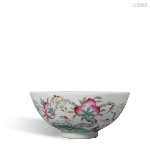 Qing Dynasty Guangxu famille rose bowl