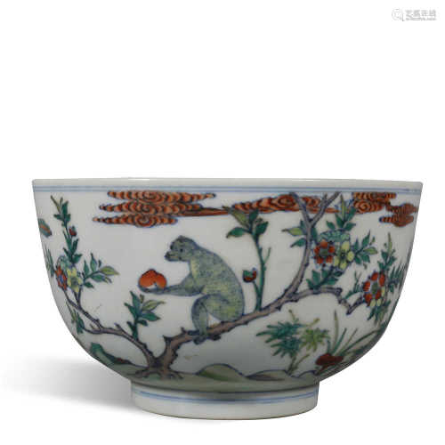 Pastel bowl in Qing Dynasty