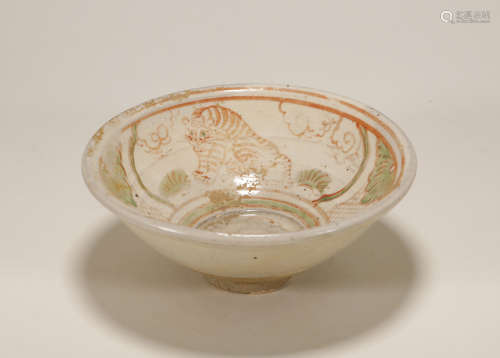 Yuan Dynasty - Tiger Pattern Cup