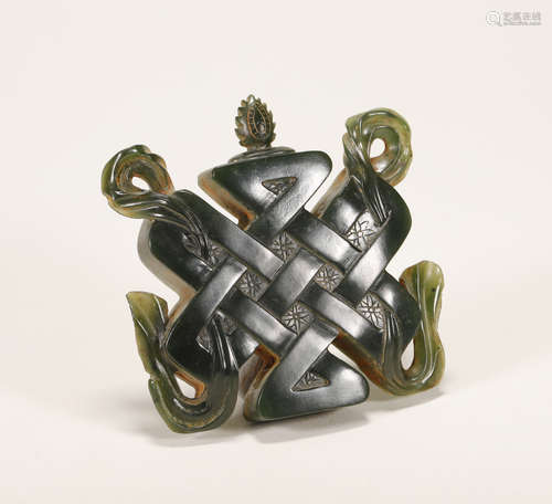 Qing Dynasty - Hetian Jade Ornament