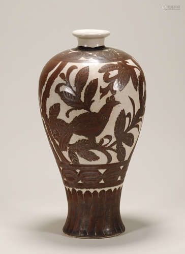 Song Dynasty - Cizhou Ware Plum Vase