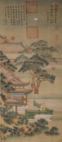 Song Dynasty - Liu Songnian Shanshui Painting