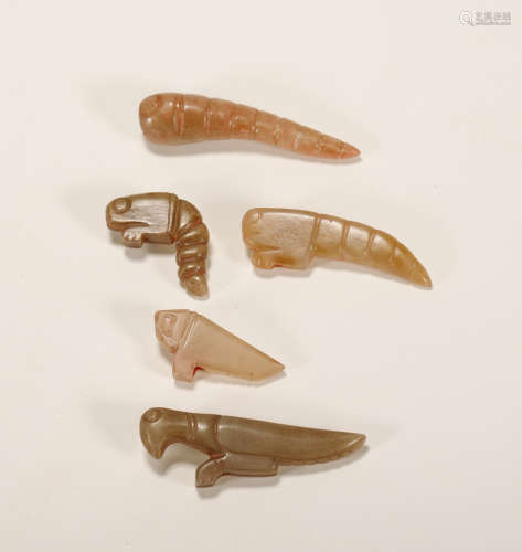 Shang Dynasty - Set of Jade Pendants