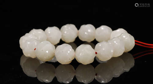 Qing Dynasty - Hetian Jade Bracelet