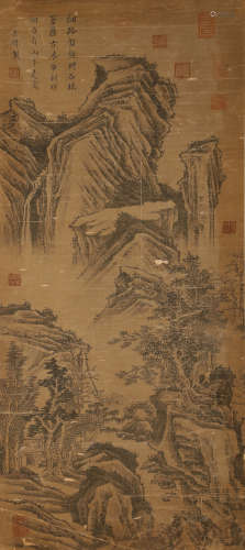 Ming Dynasty - Wu Wei Shanshui Painting