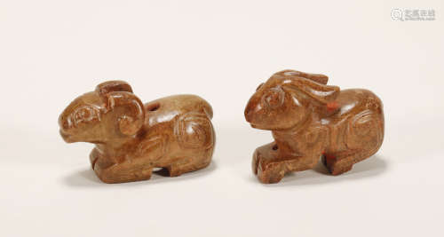Shang Dynasty - Set of Jade Ornaments