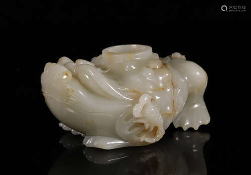 Qing Dynasty - Hetian Jade Water Dripper