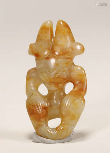 Hongshan Culture - Jade Sun Figure