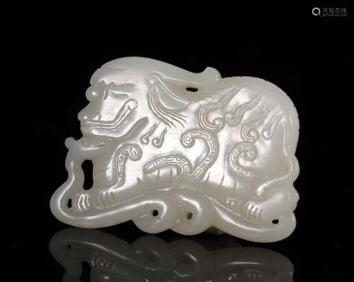 Qing Dynasty - Hetian Jade Pendant