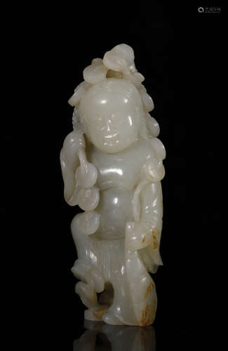 Qing Dynasty - Hetian Jade Decoraction