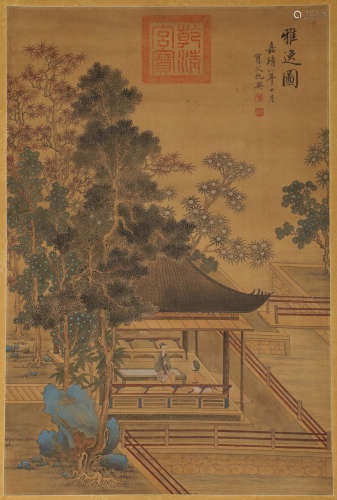 Ming Dynasty - Qiu Ying Scenery Painting
