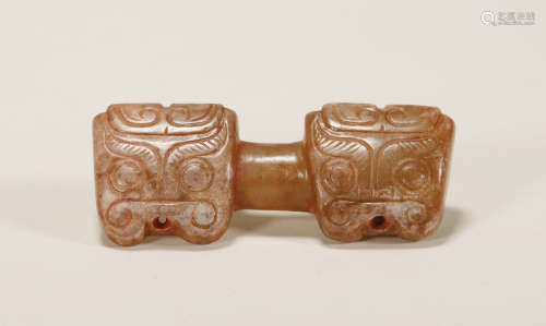 Han Dynasty - Beast Pattern Jade Pendant