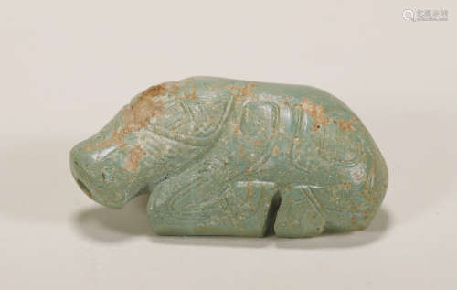 Shang Dynasty - Turquoise Ox