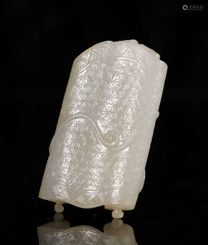 Qing Dynasty - Hetian Jade Plaque