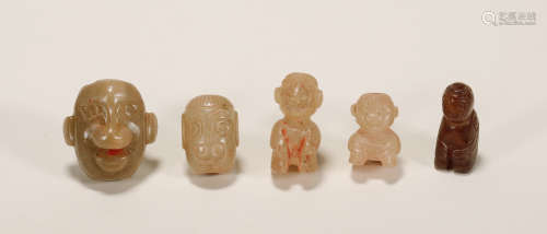 Han Dynasty - Set of Jade Ornaments