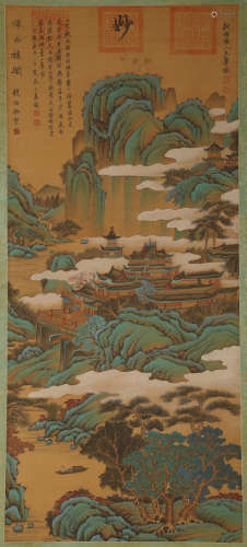 Song Dynasty - Zhao Boju Scenery Painting