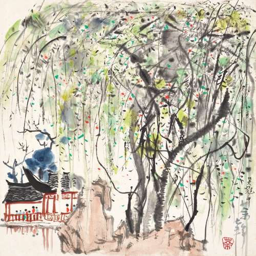 Wu Guanzhong 吳冠中 | A Garden in Suzhou 蘇州園林