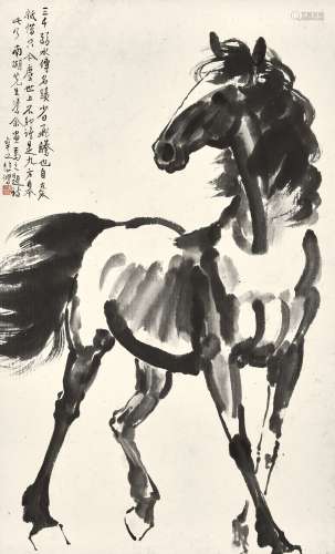 Xu Beihong 徐悲鴻 | Standing Horse 立馬