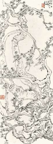 Lü Fengzi 呂鳳子 | Ink Plum Blossom  墨梅圖
