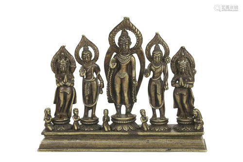 COPPER ALLOY FIGURES OF BUDDHA