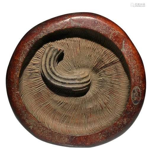 SONGHUA MUSHROOM FORM INKSTONE