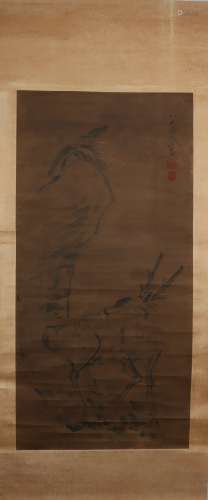 A Zhu da's deer painting