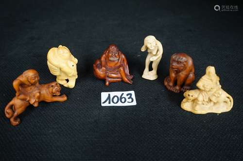 6 NETSUKE'S