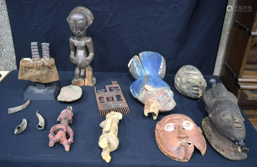 TRIBAL AFRICAN ART - Mixed Lot (qty)