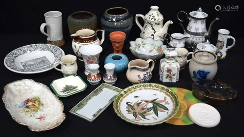 A collection of ceramic items Spode, Nippon etc. Qty.