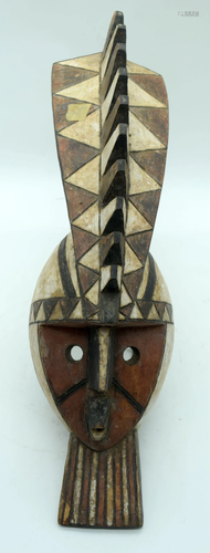 TRIBAL AFRICAN ART MOSSI MASK from the MOSSI people of