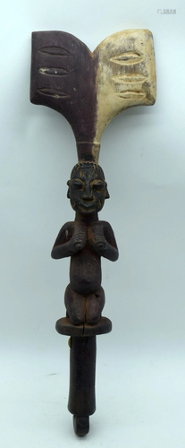 TRIBAL AFRICAN ART YORUBA SHANGO FIGURE. Shango, also