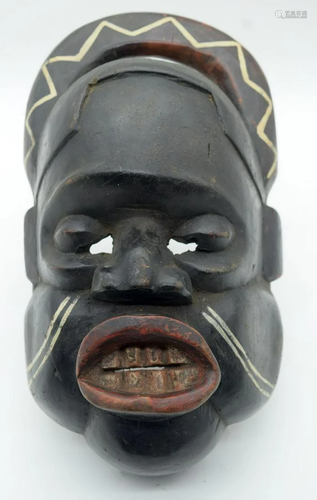 TRIBAL AFRICAN ART - IDOMA MASK from the Cross River