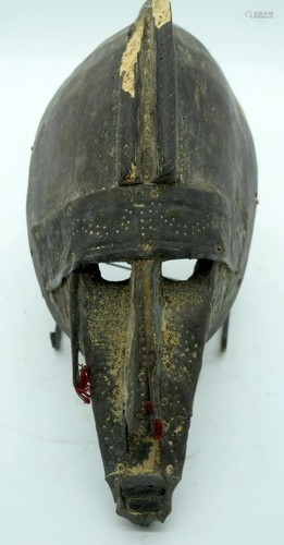 TRIBAL AFRICAN ART MARKA MASK. The Markam living in