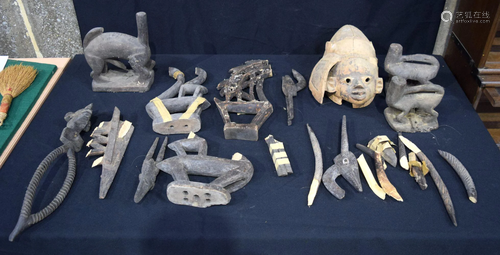 TRIBAL AFRICAN ART - Mixed Lot (qty)