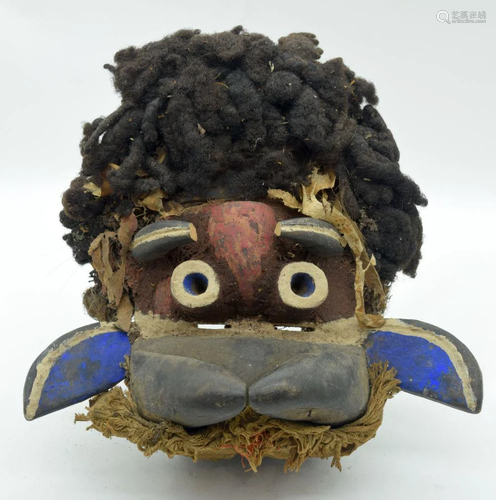 TRIBAL AFRICAN ART - GUERE MASK from the tribal people